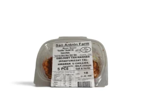 Gbejniet tan-Nagha Ippasturizzat tal-Hwawar u Chillies
